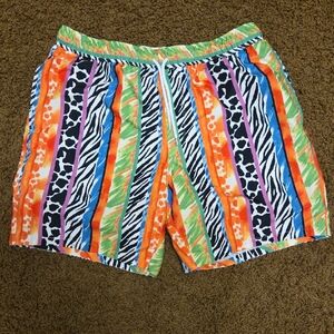 ASOS | Vibrant Multicolor Men's Swim Trunks | L